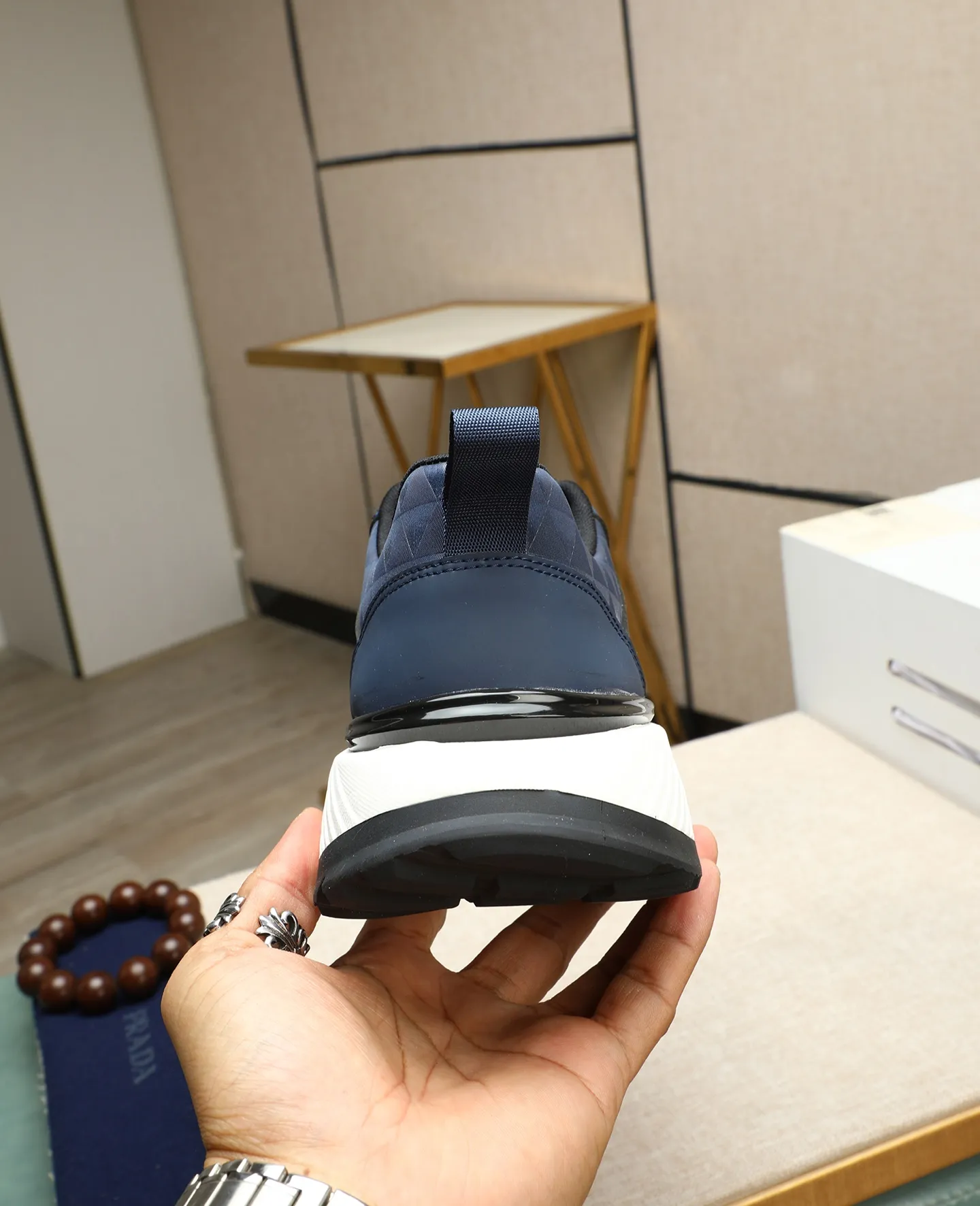 Men's men's shoes💰460🌹🌹[PRADA—Prada] new model🙈original replica! 👟👟👟The uppers are made of top-notch workmanship from Italy🇮🇹Imported calfskin❗️Genuine leather lining@Suitable for travel, the original version has an enlarged engraved sole, making it suitable for all kinds of travel, showing low-key luxury. Let quality speak for itself. Color: Size: 38-44